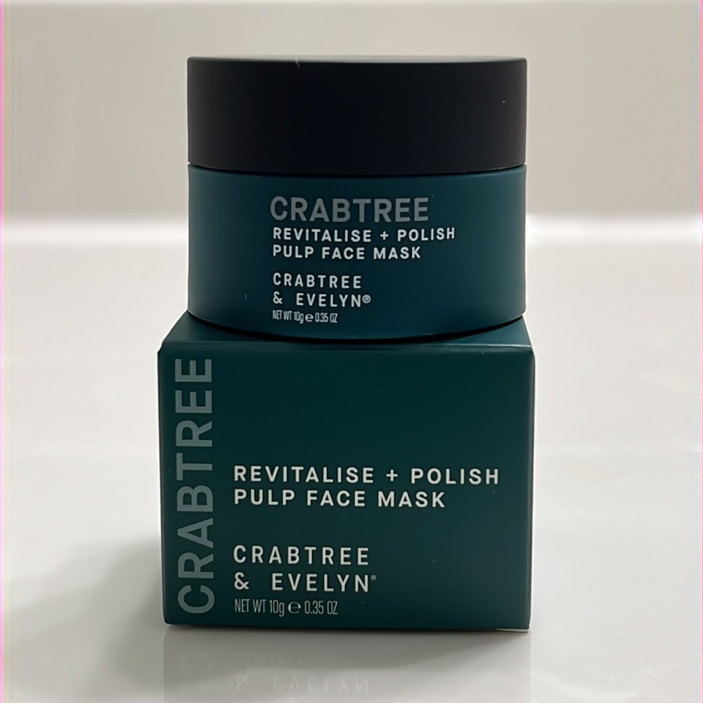 Crabtree and Evelyn revitalize plus polish pulp facemask. Size- .35 Oz. - Picture 2 of 4